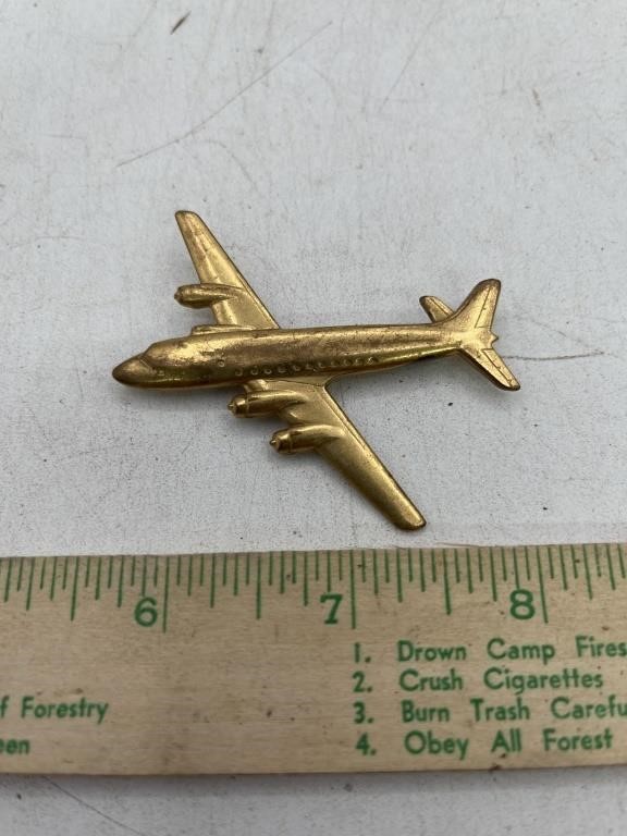 Vintage airplane brooch