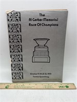 Vintage 1975 Al Gerber Memorial race of champions