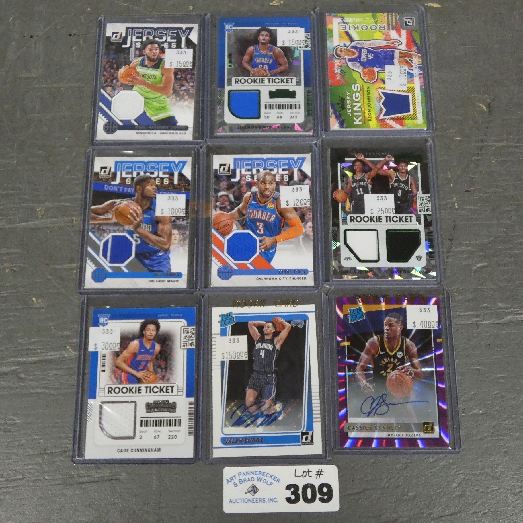 Basketball Auto's, Jersey, Refractors - Etc