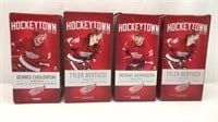 4 Detroit Red Wing Bobble Heads