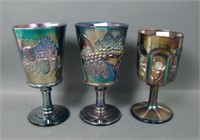 Lot of Three Contemporary Goblets