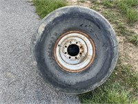 2 10ply implement rims and tires 16.5-16.1