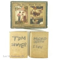 1920 Box Set Twain's Tom Sawyer & Huckleberry Finn