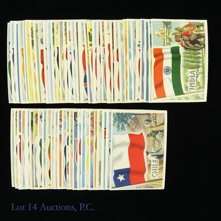 1956 Topps Flags Of The World Cards (62)