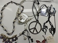LARGE LOT OF NECKLACES