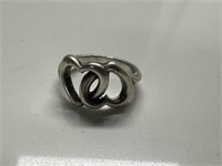 JAMES AVERY STERLING SILVER HEART RING