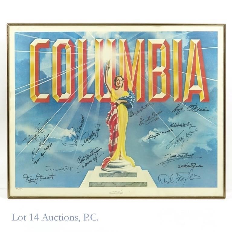 "The Stars of Columbia" Poster (18 Western Sigs)