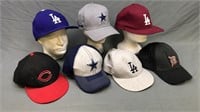 Assorted Sports Teams Baseball Hats Sz 7 5/8/l/xl