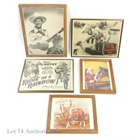 Gene Autry Signed Photo, Lobby Cards, More