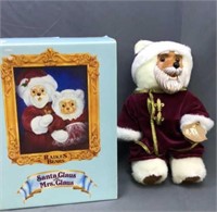 Raikes Bear Santa Claus In Box #21390