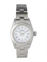 Rolex Oyster Perpetual White Roman Watch