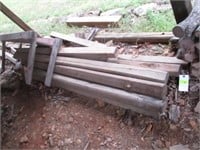 8' landscape timber and other wood