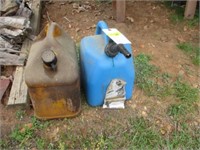 Two 5-gallon diesel jugs