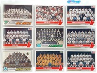 Collection cartes hockey TEAM CARDS dont OPC 1977