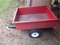 Red yard cart