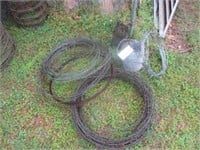 Barbed wire, horse wire, other wire