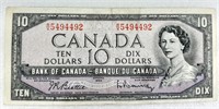 Billet de DIX DOLLARS 1954 Banque du CANADA
