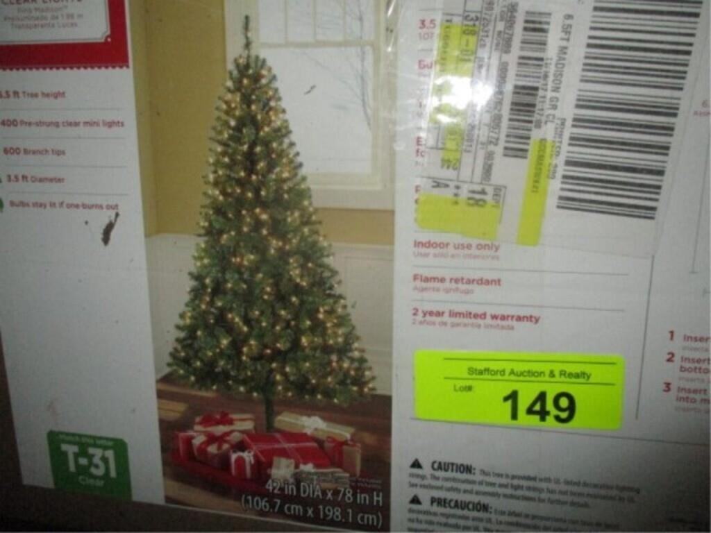 6.5' pine Christmas tree