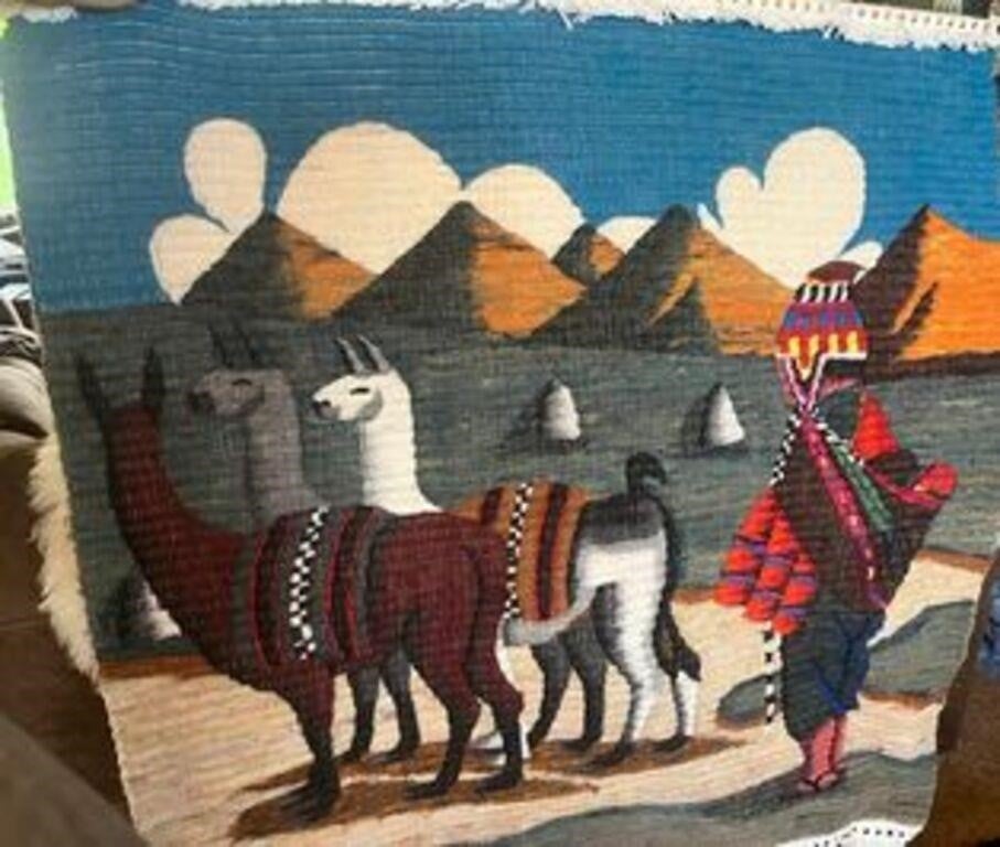 Mountains Wool Tapestry