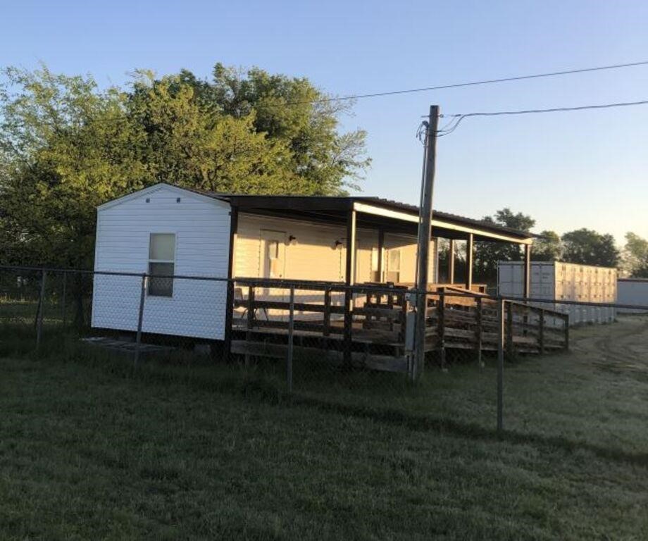12' X 32' VOTING TRAILER & AWNING TO BE REMOVED
