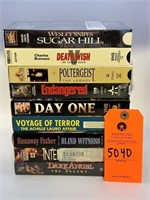 Lot of VHS Screeners, Thriller/Horror/Action "The