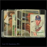 1952 / 1953 Bowman Baseball Cards (5)