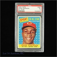 1958 Topps #484 Frank Robinson All Star PSA EX 5