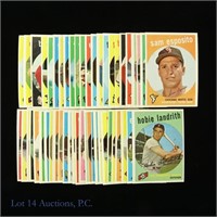 1959 Topps Baseball Cards (50)