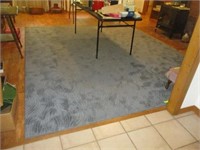 Blue area rug