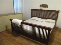 King size bed, mattress and box springs