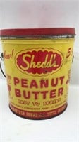 Vintage Shedd's Peanut Butter Tin Detroit