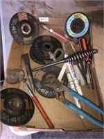 Tools and grinding wheels, welding hammer