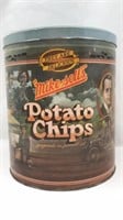 Vintage Mike-sells Potato Chips Advertising Tin
