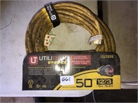 50ft 12/3 extension cord