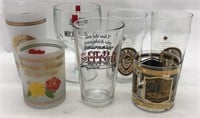 Advertising Beer Mugs Lot Gillians Red, Michelob,