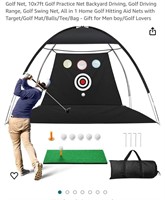 Golf Net, 10x7ft Golf Practice Net Backyard