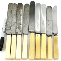 8 couteaux vintage de marques diverses