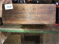 Walter Baker Co. wooden box