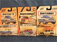 3 NIP MATCHBOX CARS! THREE VERSIONS OF THE JEEP