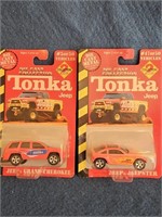 2 NIP TONKA CARS (SAME SIZE AS MATCHBOX AND HOT