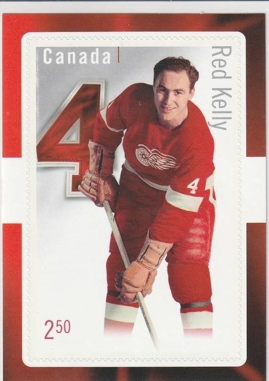 Red Kelly Original 6 Stamp Card by Canada Post