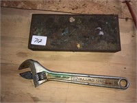 12" crescent wrench and electrical