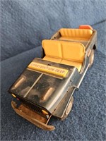 VINTAGE FRICTION TIN CONSTRUCTION JEEP MADE IN