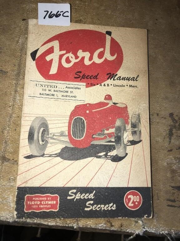 1952 Ford Speed Manual
