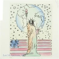 Peter Max Framed Statue of Liberty 2016