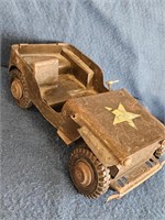 ANTIQUE MILITARY POLICE STYLE WILLYS JEEP! 4"X11"
