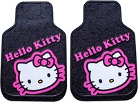 Kitty Universal Fit Car  Front Floor Mats Pair
