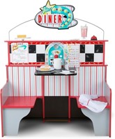 Wooden Star Diner Restaurant Play Space,Red
