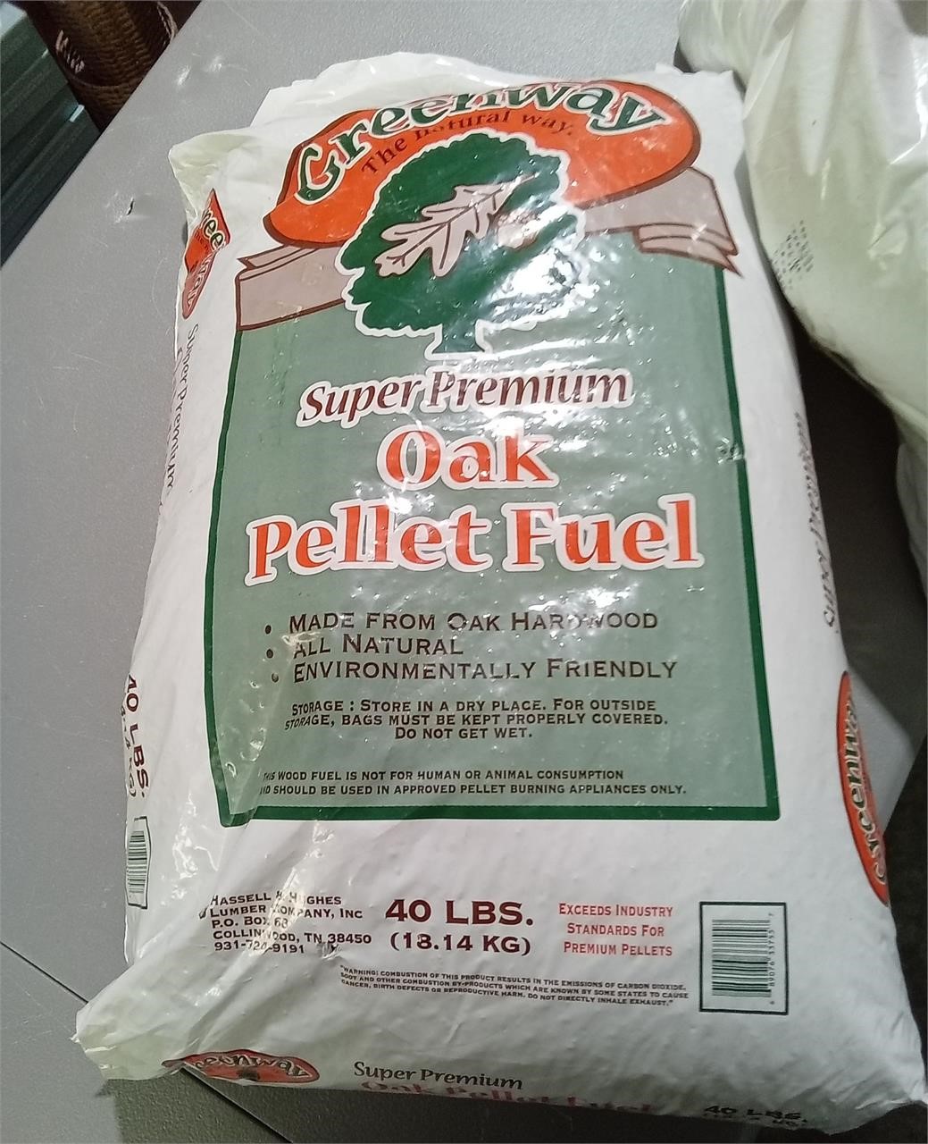 40lb Oak Pellet Fuel