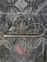Leather Whip approximately 6.5ft